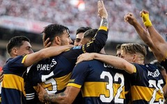 BOCA JUNIORS ADIDAS 26 HOME JERSEY AUTHENTIC – 5&Prime;PAREDES »+PATCH LIBERTADORES CUP