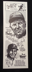 1974 RARE Bob Parker 2nd Best Phelps Brooklyn Dodgers P Waner Pittsburgh Pirates