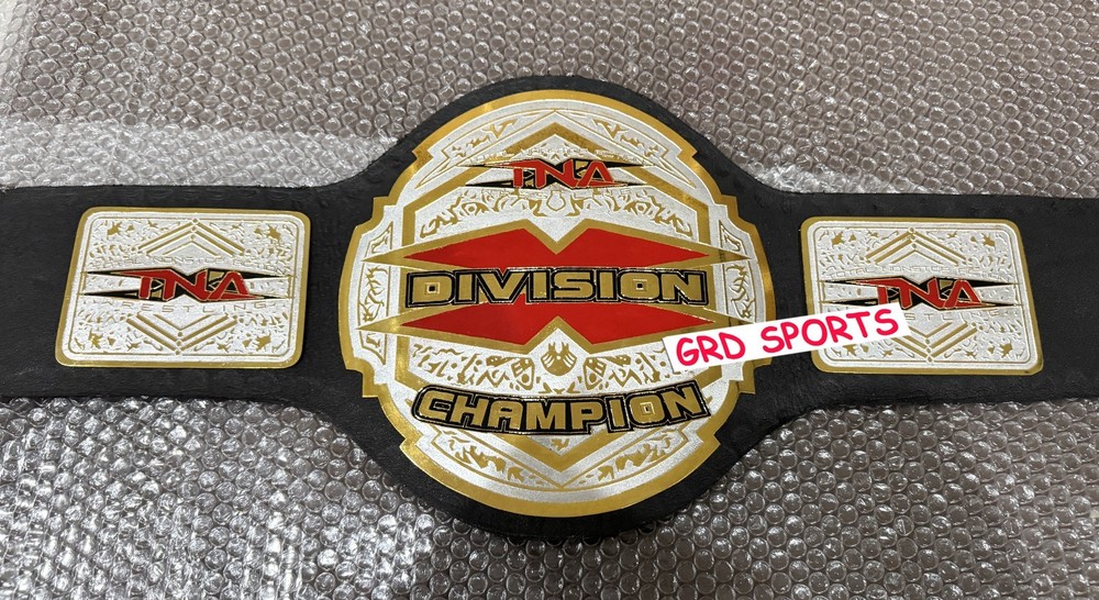 TNA X Division Wrestling Championship Replica Title Belt Adult Size 2mm