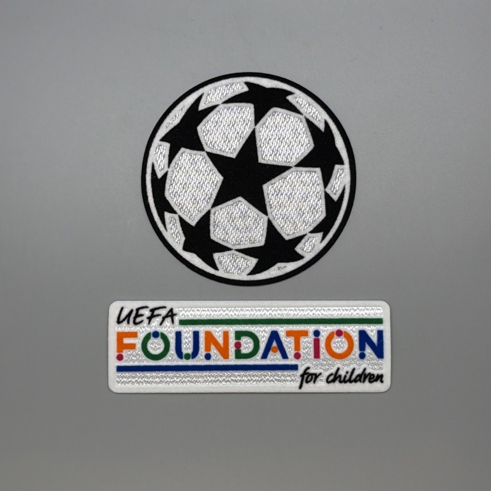 2026/2027 Uefa Champions League Football Shirt Player size Patch Badge Set