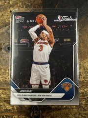 2025-26 Topps Now – Josh Hart – New York Knicks Finals Champions C2 – 1 Card
