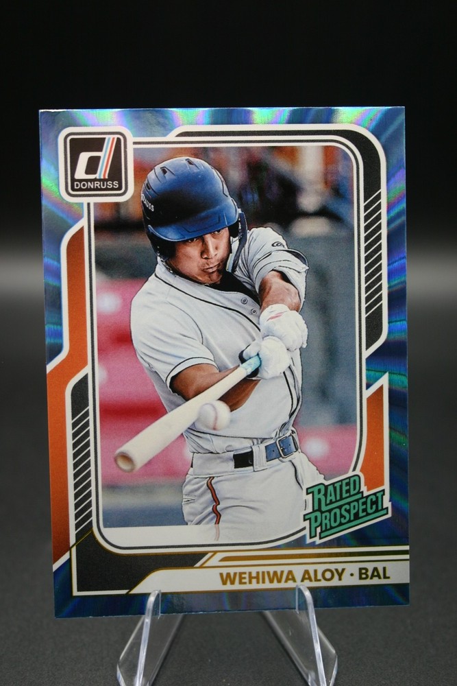 2026 Donruss Wehiwa Aloy Rated Prospect Carolina Blue Laser /249 BAL #155