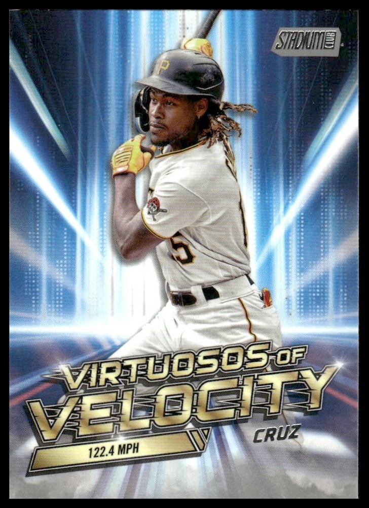 Oneil Cruz 2023 Stadium Club #VV-13 Virtuosos of Velocity Pittsburgh Pirates
