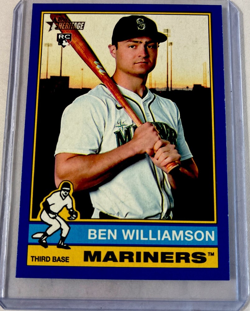 2025 Topps Heritage High Number – Ben Williamson #506 Dark Blue Bordered (RC)