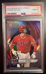 2022 Bowman Platinum #10 Shohei Ohtani Angels .. PSA Gem Mint 10