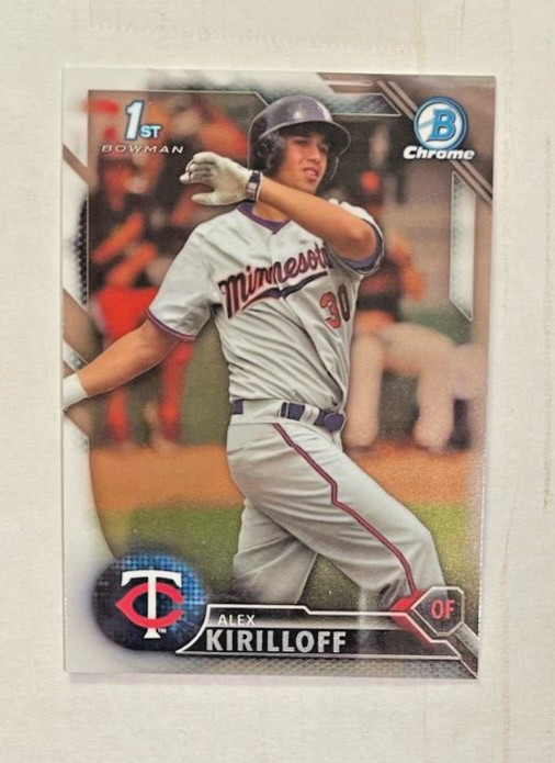 ALEX KIRILLOFF – 2016 1st Bowman Chrome Draft #BDC-90 FS QTY