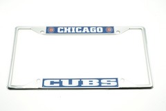 CHICAGO CUBS MLB Baseball Chrome Metal Car License Plate Frame