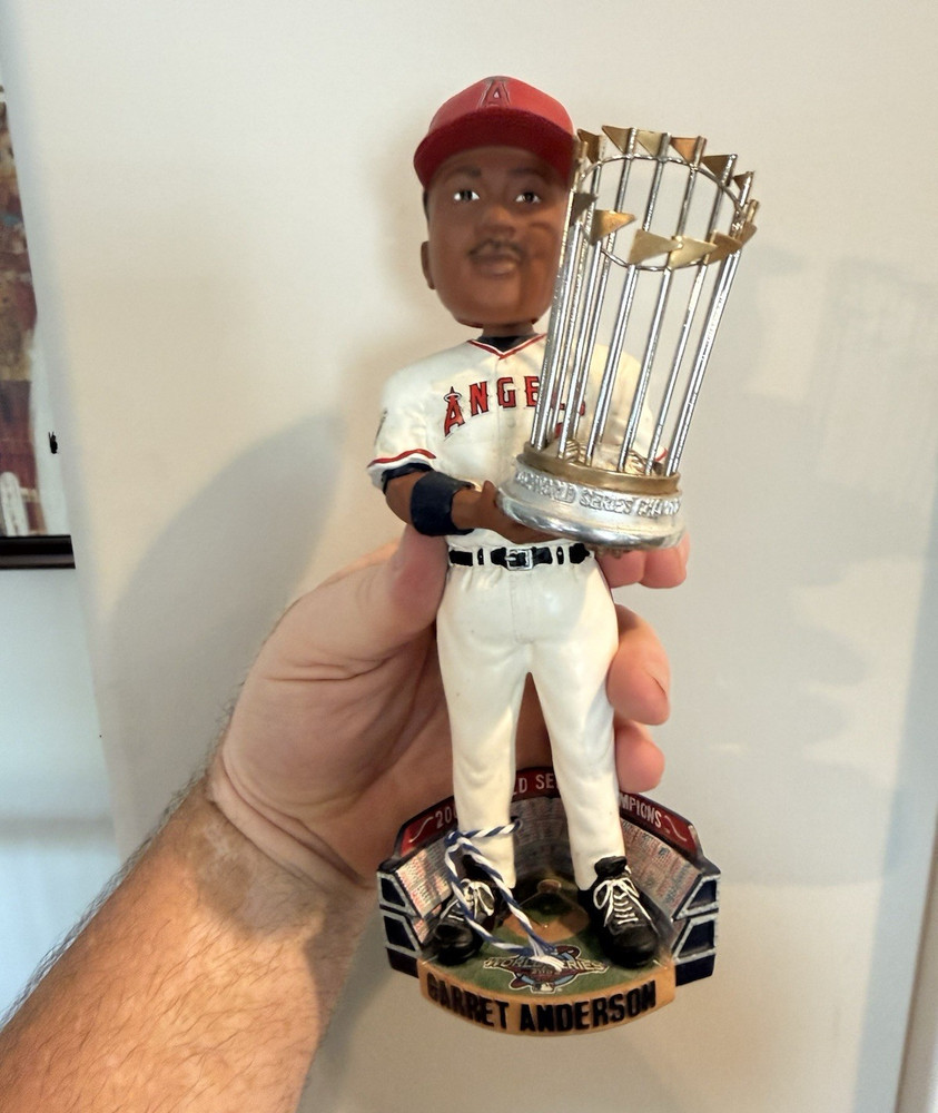 Forever Collectibles Garret Anderson Anaheim Angels 2002 World Series Bobblehead