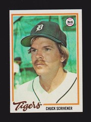 1978 TOPPS #94 Chuck Scrivener DETROIT TIGERS EX-MINT+ A