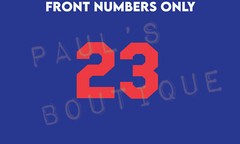 Los Angeles Dodgers FRONT NUMBER ONLY for Jersey – NO STITCHING NEEDED