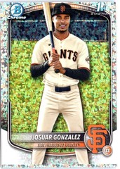 2025 Bowman Chrome #BCP-153 Josuar Gonzalez Prospects Mini-Diamond