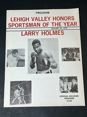 Lehigh Valley PA Larry Holmes Mohammad Ali 1976 Honors Program Advertising 40pg