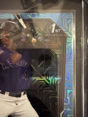 2026 Bowman Chrome Wilder Dalis 1st Bowman Sky Blue Mojo Refractor /499 Rockies