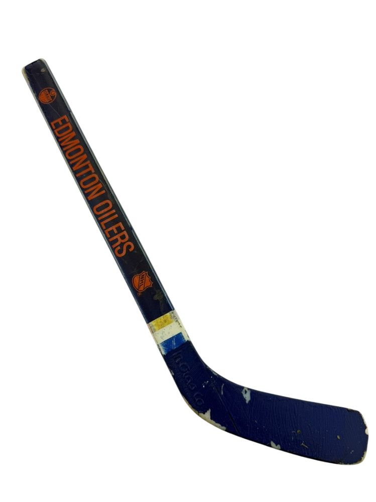 Edmonton Oilers Vintage NHL Souvenir Mini Hockey Stick Replica Stadium Giveaway