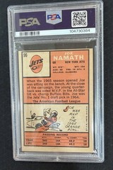 1966 Topps – Joe Namath #96 PSA 6