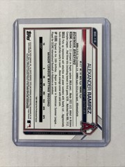 2021 Bowman Draft #BDC-110- Alexander Ramirez Chrome Blue Refractor /150 Rc