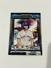 JoJo Parker 2025 Bowman Draft Chrome Prized Prospects PP-9 Blue Jays
