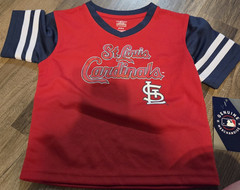Genuine Merchandise St. Louis Cardinals MLB Kids Shirt 2t Red Navy White