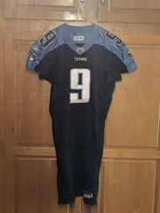 Tennessee Titans Steve McNair Jersey size 44 Reebok Navy Blue Baby Blue Carolina