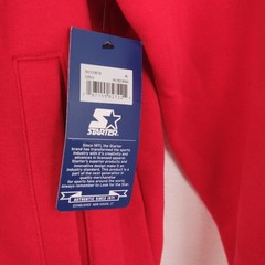 Starter Detroit Red Wings Power Forward Jacket Hoodie Red Black Retro NWT