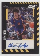 2023-24 Leaf Ink Gold Alex Fudge #BA-AF1 Auto 1dm7