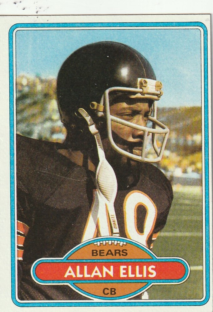FREE SHIPPING-MINT TO NRMINT-1980 TOPPS #63 ALLAN ELLIS BEARS PLUS BONUS CARDS