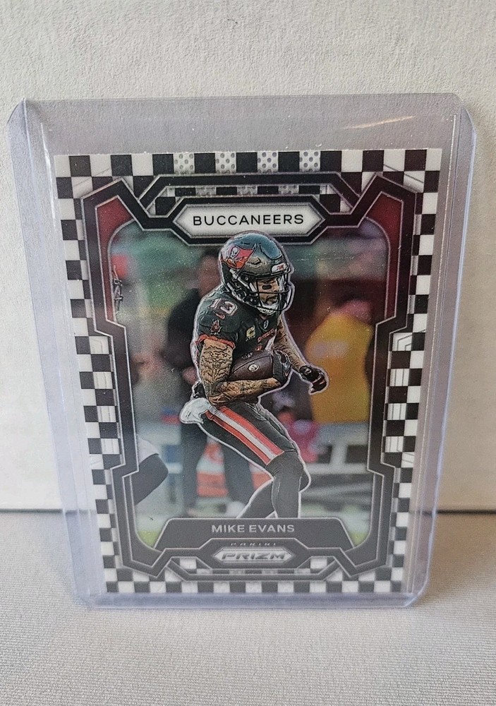 2023 Panini Prizm – Mike Evans #279 Black & White Checker Prizm
