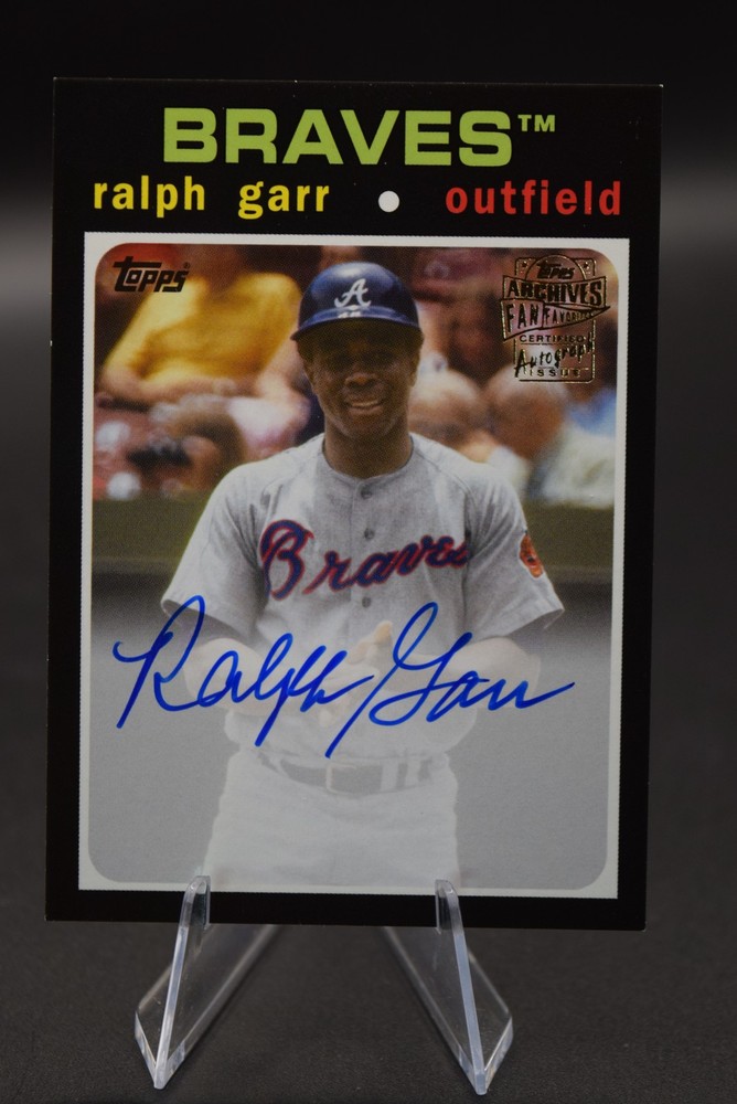 Ralph Garr 2020 Topps Archives #FFA-RG Fan Favorites Autographs Atlanta Braves