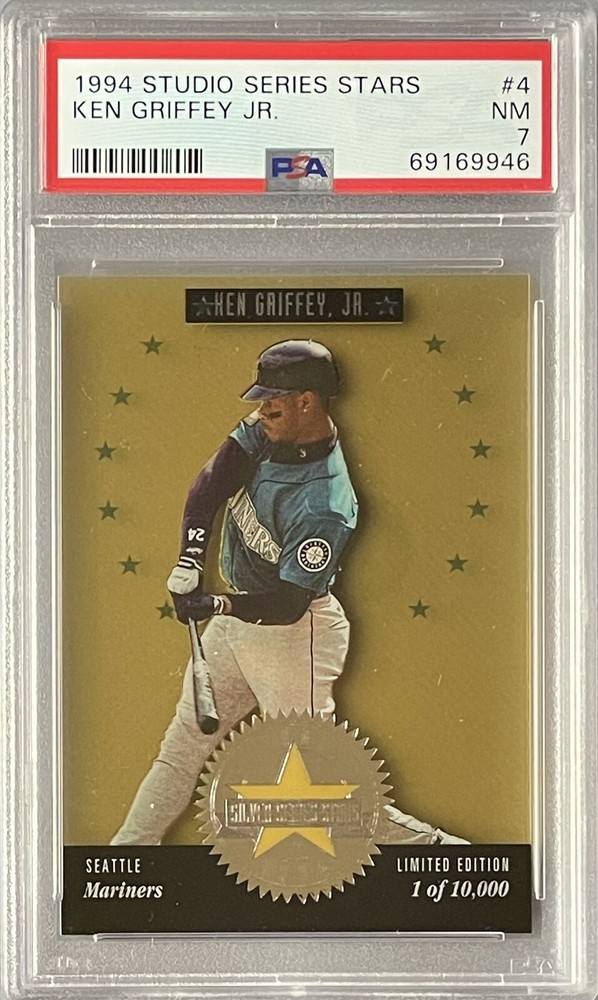 KEN GRIFFEY JR. 1994 STUDIO SERIES STARS #4 PSA 7 NM-MT QTY