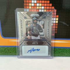 Panini 2024 Prizm Austin Wells Yankees Sensational Signatures Auto RC SS-AW