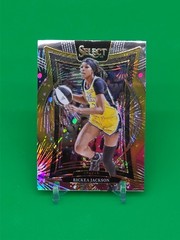 2025 WNBA Panini Select Concourse Rickea Jackson Silver Party Prizm 25PS1