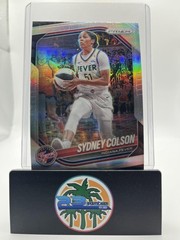 2025 Panini Prizm WNBA #1 Sydney Colson Silver Prizms PARALLEL FEVER