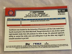 Ty Southisene PD-165 Pro Debut Chrome PDC-165 Tate BDN-7 3 Card Lot