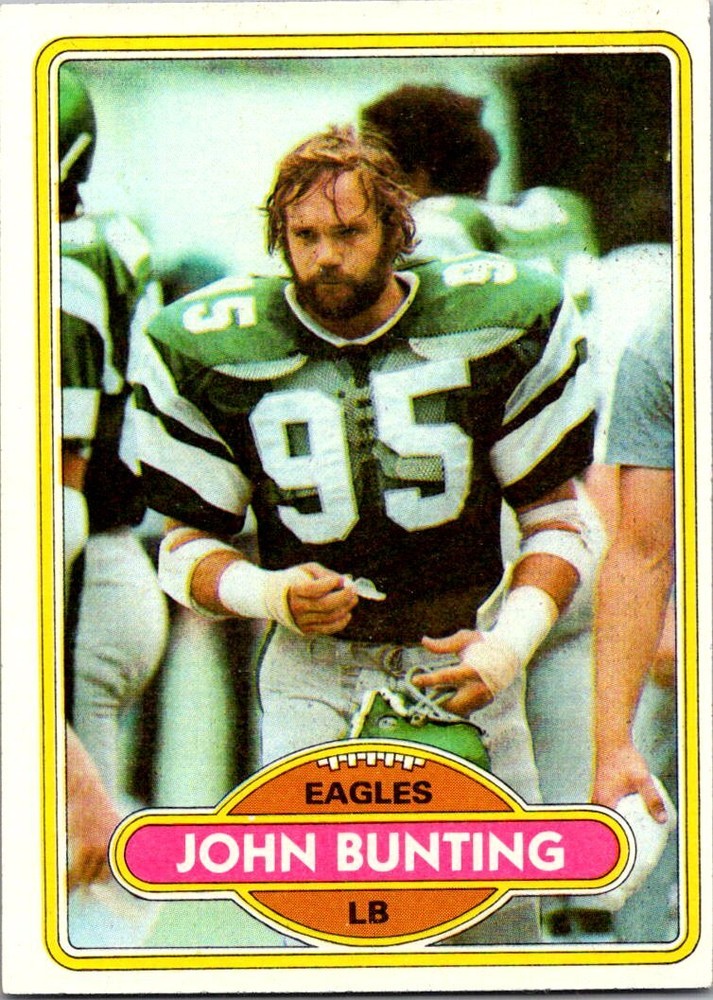 John Bunting – 1980 Topps Football #251 – Philadelphia Eagles