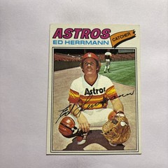 1977 Topps Ed Herrmann Houston Astros #143