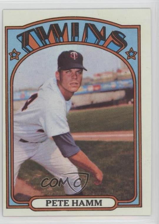 1972 Topps Pete Hamm #501 0an