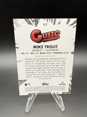 2025 Topps Finest Mike Trout Gusto SP Case Hit LA Angels U320