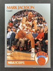 1990-91 NBA Hoops Mark Jackson #66 Menendez Brothers In Back