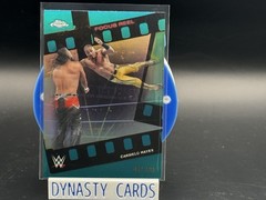 2026 Topps Chrome WWE Focus Reel Teal /199 Carmelo Hayes