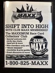 1994 Maxx: Race Cards-Series 1 NASCAR #N/N Promo Card 🏁🐷🏁