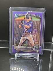 2025 Bowman Chrome 1st True Purple Refractor Charlie Condon /250