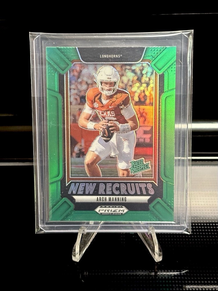 2025 Panini Prizm Draft Picks – New Recruits Arch Manning #22 Green Prizm (RC)