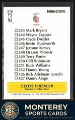 Clyde Drexler 1990-91 Hoops #376 Portland Trail Blazers