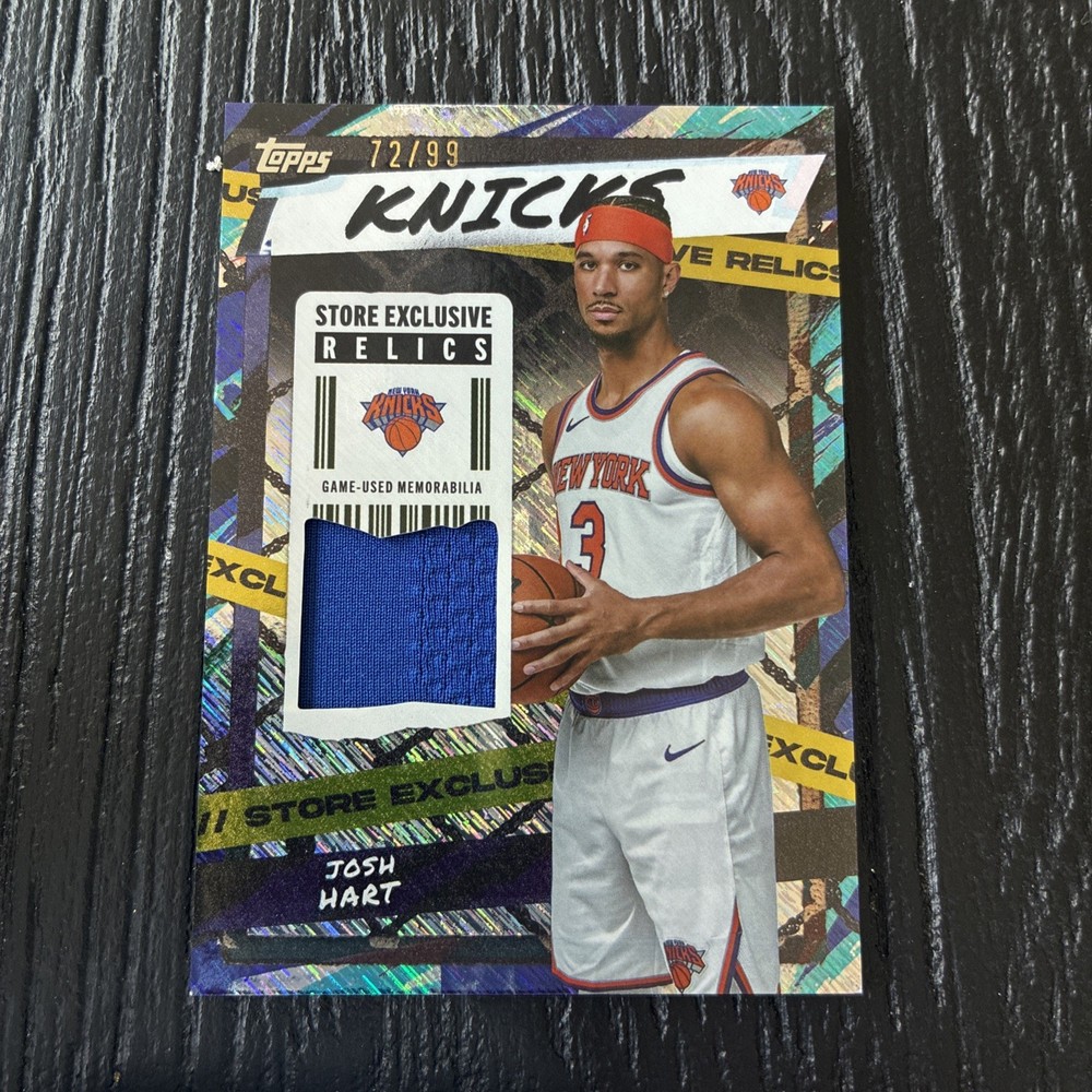 2025-26 Topps – store exclusive Relics Josh Hart #SST-JH (MEM) 72/99
