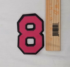 #8 Mother&rsquo;s Day MLB authentic team issue 4 X 2 3/4 inches uniform number