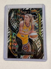 2025 Panini Select WNBA Sarah Ashlee Barker #126 Premier Level Zebra Prizm SP