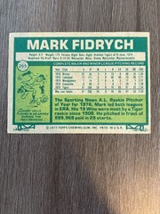 1977 Topps Mark Fidrych #265 Tigers All-Star Rookie RC Vintage Baseball Card