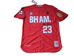 Birmingham BHAM Black Barons #23 Negro League Stitched Jersey XL Red NWT $125