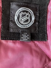 Colorado Avalanche NHL Officially Licensed Jacket Black Blue Red Size L