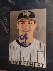 Teddy McGraw Autographed 4×6 Photo Seattle Mariners 2023 3rd Pick 92nd Overall